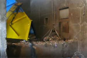 fresh MSW at pyrolysis plant